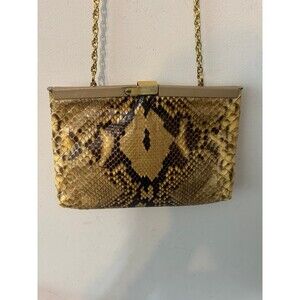 VTG PALIZZIO  SNAKESKIN CROSSBODY PURSE